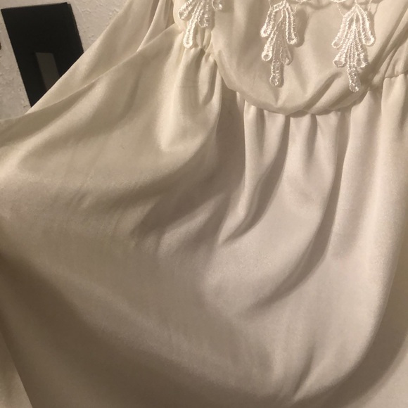 Beautiful ivory/white strapless party dress - Picture 5 of 7